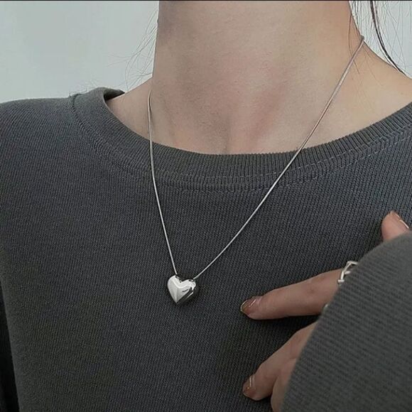 Boho heart necklace - Picture 3 of 6